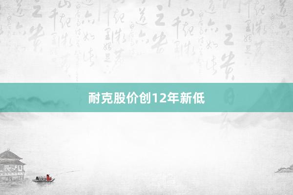 耐克股价创12年新低