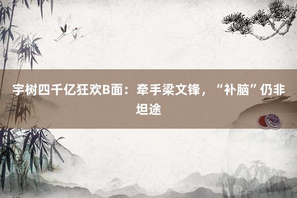 宇树四千亿狂欢B面：牵手梁文锋，“补脑”仍非坦途