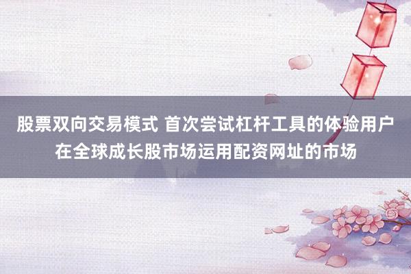 股票双向交易模式 首次尝试杠杆工具的体验用户在全球成长股市场运用配资网址的市场
